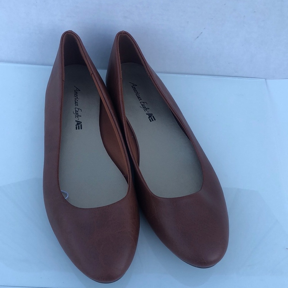 America eagle flat shoesbrown size 91/2